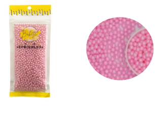 Bakette Sprinkles - Pearly Pink Sugar Pearls Sprinkle Mix 56g