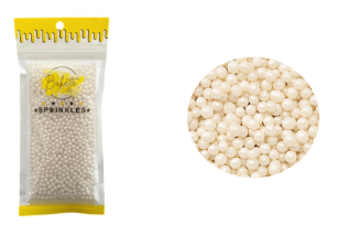 Bakette Sprinkles - Pearly White Sugar Pearls Sprinkle Mix 56g