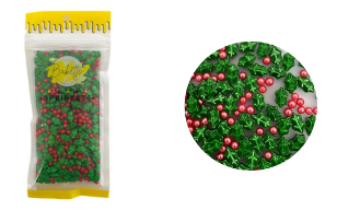Bakette Sprinkles - Jolly Holly-Day Sprinkle Mix 56g
