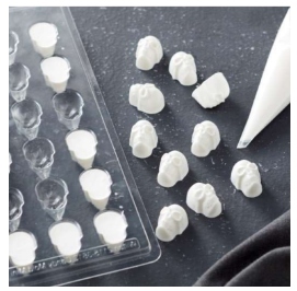 Mini Skulls Candy Mould.