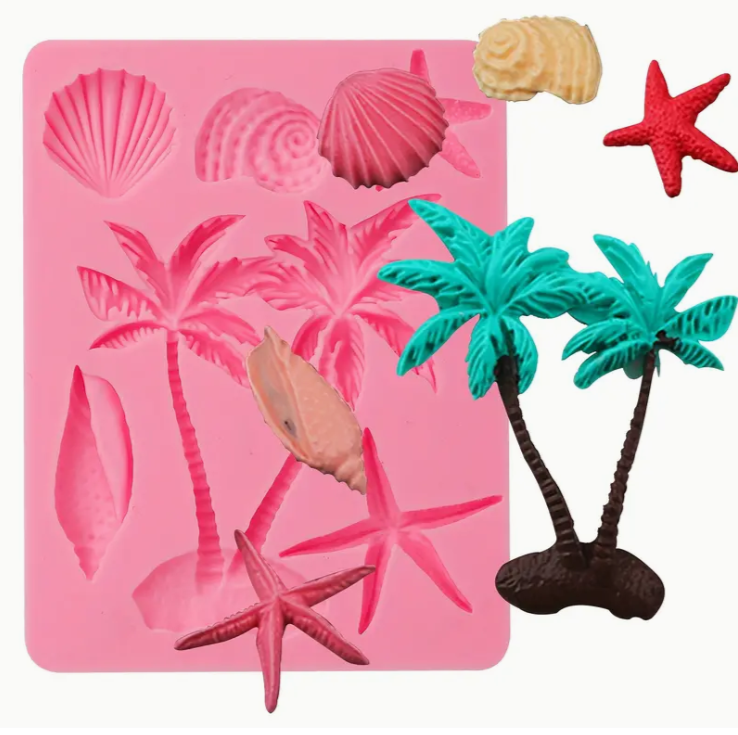 Silicone Mould - Tropical Paradise - S805