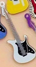 Assorted Acrylic Mini Guitar/ Ukulele/Violin Cake Decorating