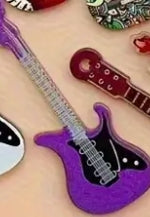 Assorted Acrylic Mini Guitar/ Ukulele/Violin Cake Decorating