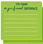 Appreciation & Encouragement Sticky Note Pad - Assorted