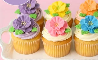 Handcrafted Sugar Decorations - Mini Dainty Bess Sugar Flower Assorted.