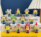 12pc Minion Cake Toppers