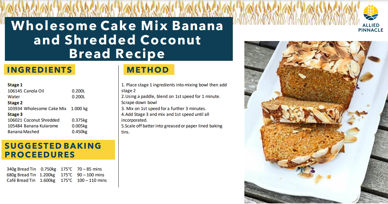 Pinnacle Complete Wholesome Cake Mix - 1kg