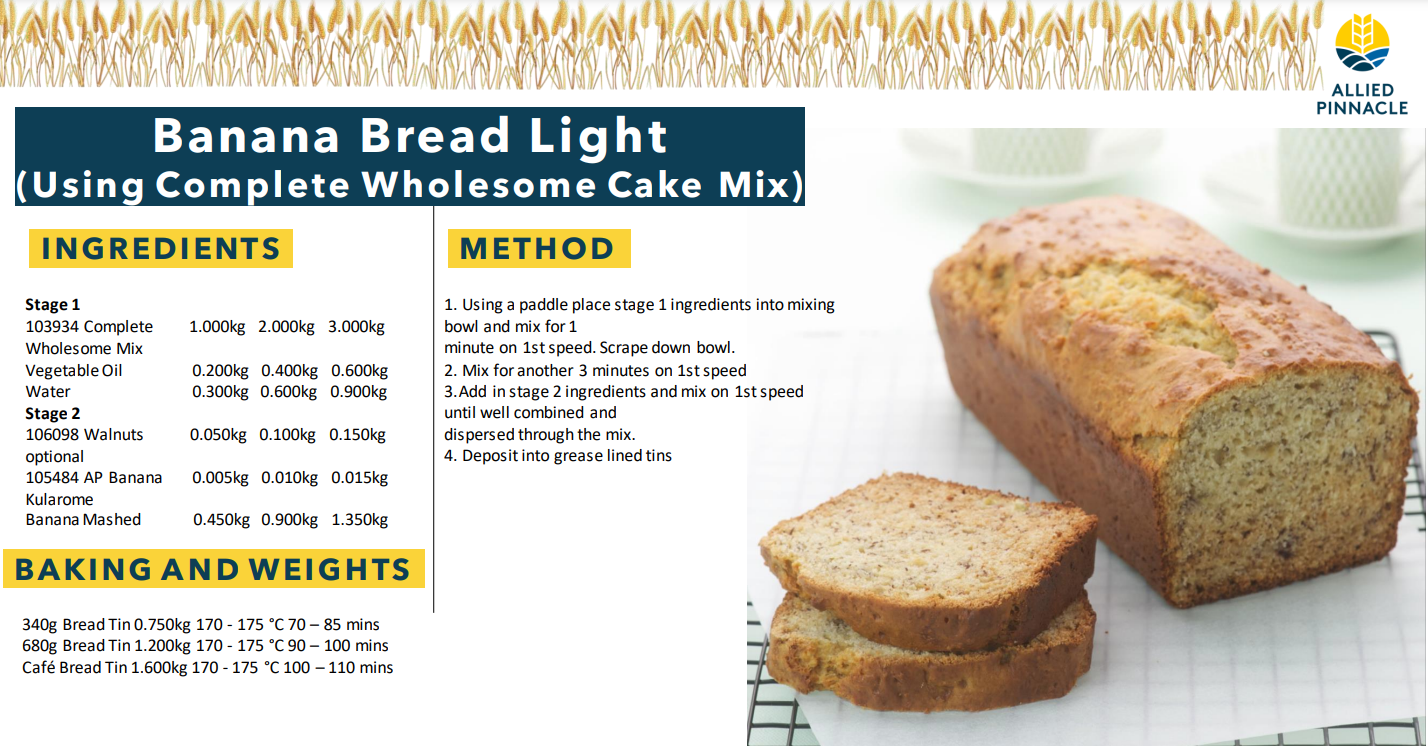 Pinnacle Complete Wholesome Cake Mix - 1kg