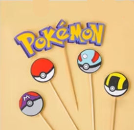 8PC Pokemon Topper Kit.