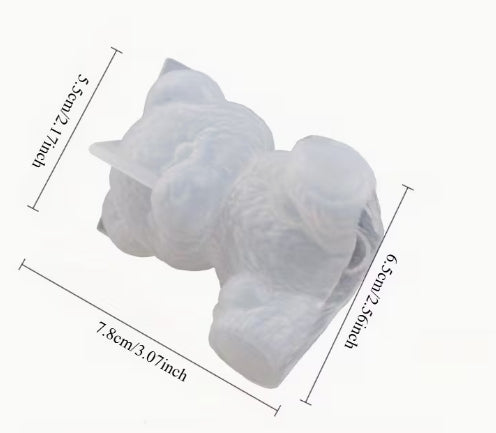 Silicone Mould - 3D Bear - S700