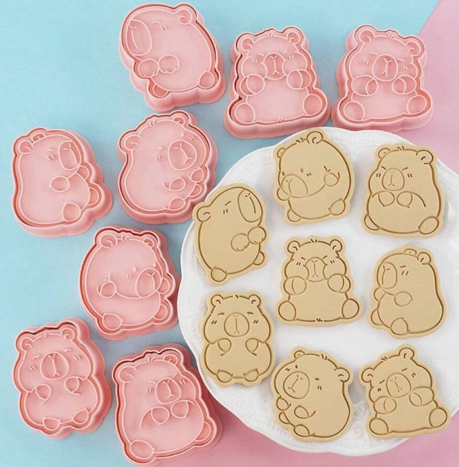 8pc Capybara Cookie Cutter Set