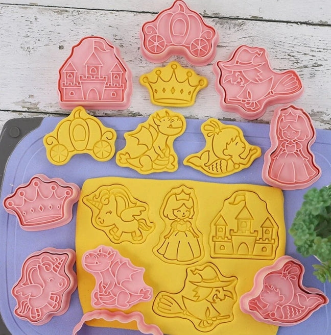 8pc Fairy Tale Princess Cookie Cutter Set