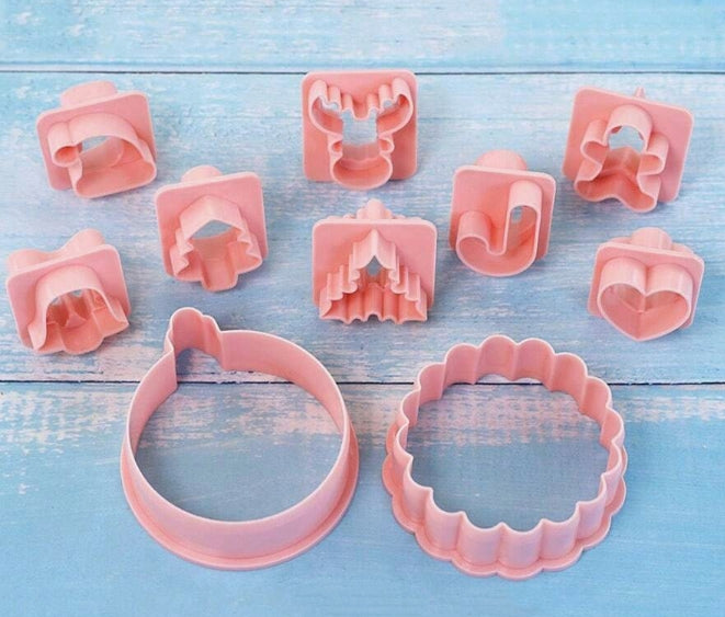 10Pc Assorted Christmas Cookie Cutter Set