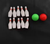 Miniature Bowling Cake Topper Set