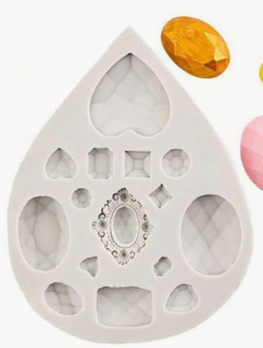Silicone Mould - Assorted Gems - S644