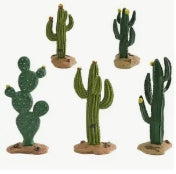 5pcs Artificial Cactus Figurines
