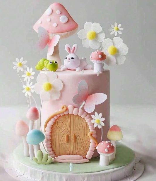 30Pc Bunny Theme Cake Decorating Kit