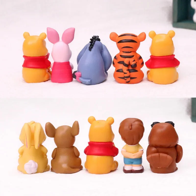 10pc Winnie the Pooh and Friends Figurine Set