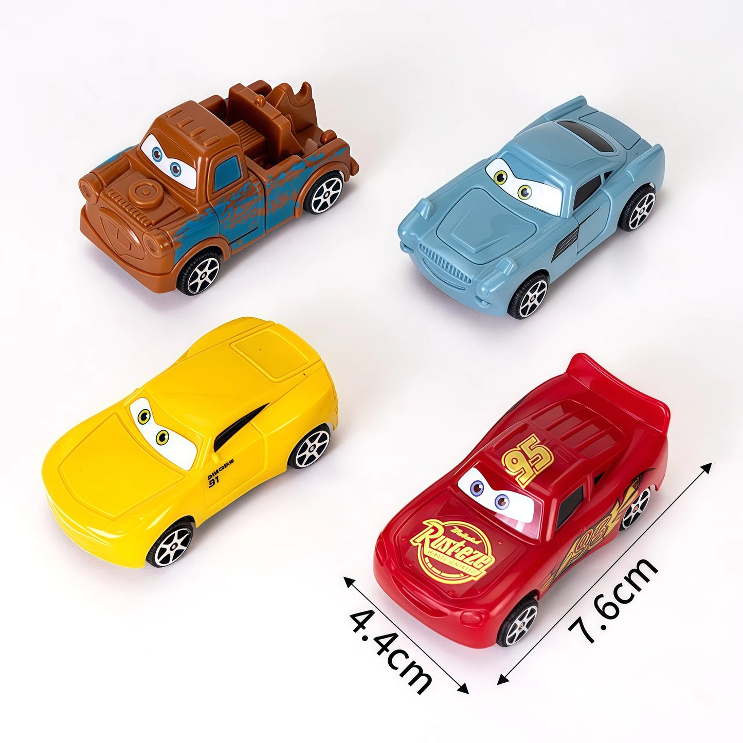 4pc Disney Cars Figurines