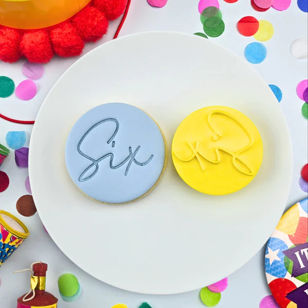 Custom Cookie Cutters - Six Embosser