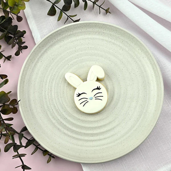 Custom Cookie Cutter - Small Easter Bunny Debosser and Cutter Set.