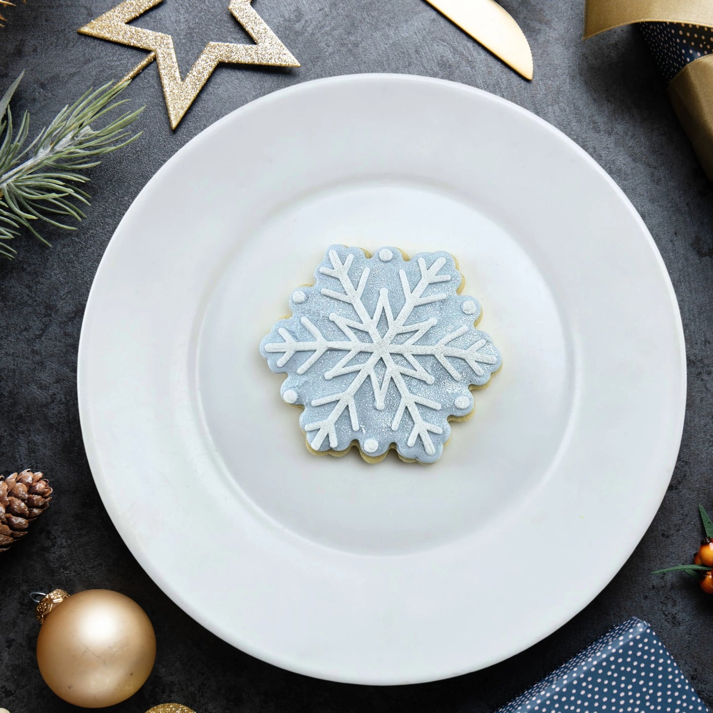 Custom Cookie Cutters - Snowflake Cutter and Debosser Set.