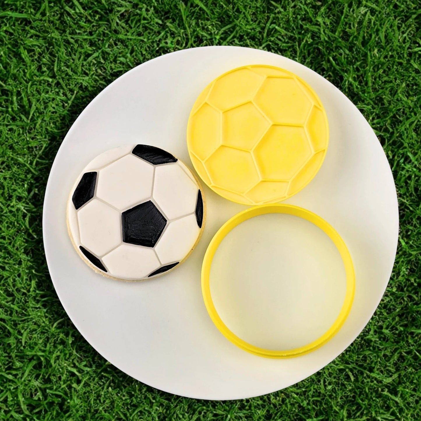 Custom Cookie Cutters 3D Embosser - Soccer Ball.