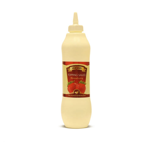 Vizyon Strawberry Topping Sauce - 1kg Bottle