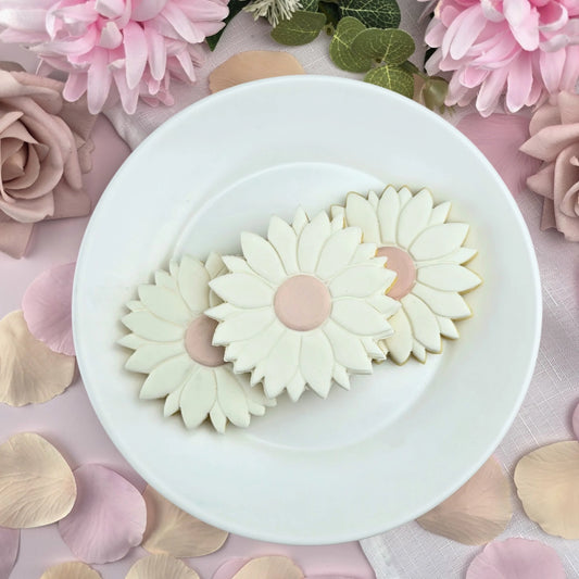 Custom Cookie Cutters - Sunflower Embosser and Cutter Set.