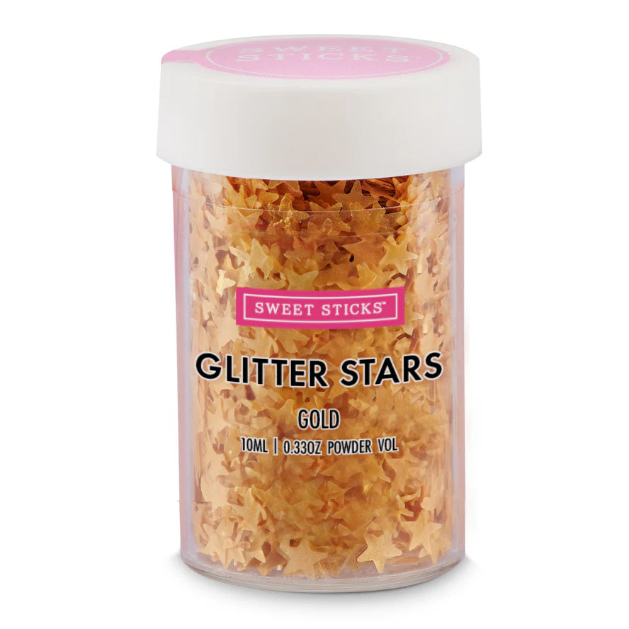 Sweet Sticks - Gold Glitter Stars