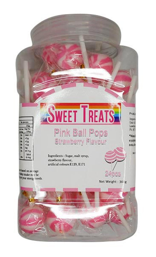 Sweet Treats Pink Ball Pops