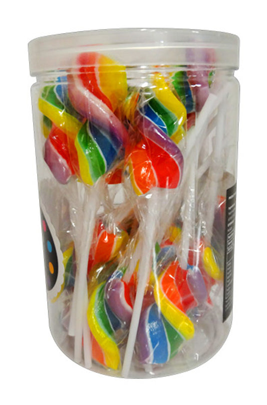 Sweet Treats Single Twirly Pop - Rainbow