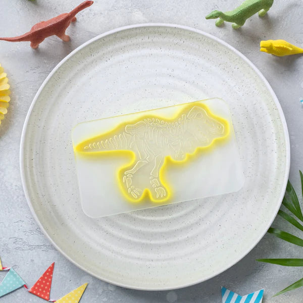 Custom Cookie Cutters - TRex Fossil Bones Debosser & Cutter