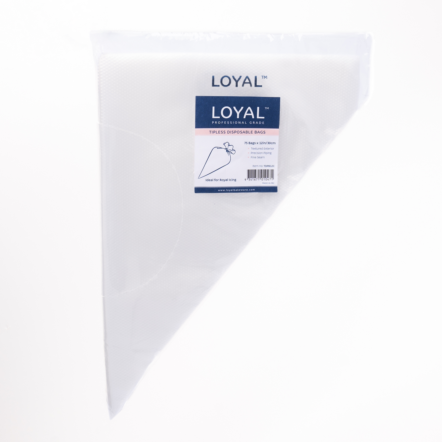 Loyal  Disposable Tipless Bags 12" (75pc)