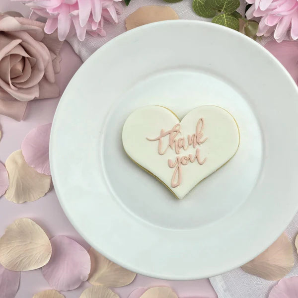 Custom Cookie Cutters - Thank You Debosser.