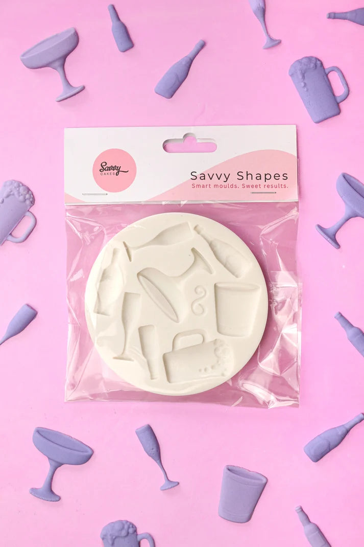 Savvy Shapes - Silicone Mould - Bit Tipsy