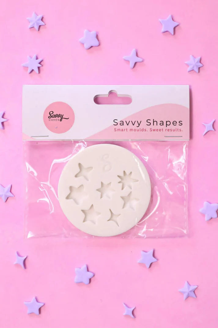 Savvy Shapes - Silicone Mould - Twinkle Stars Small