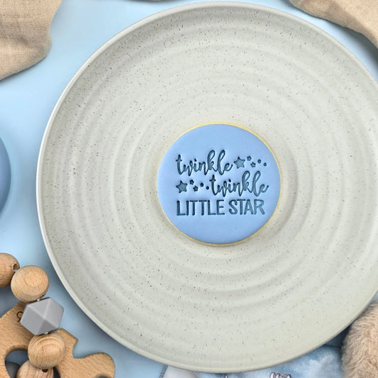 Custom Cookie Cutters Embosser - Twinkle Twinkle Little Star