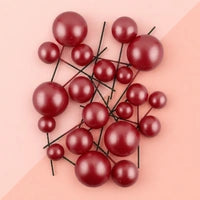 Iconic - Vintage Pink - Pearl Ball Toppers - 20PCS (Copy)