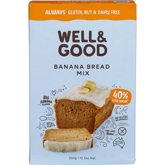 Well & Good Banana Bread Mix 350g