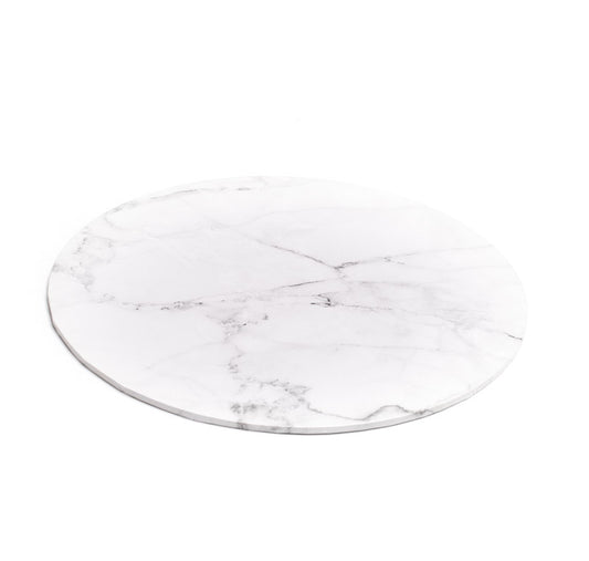 14" Round Marble Masonite Board 5mm