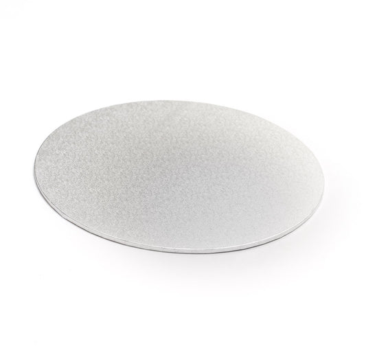 14" Round Silver Masonite Board 5mm