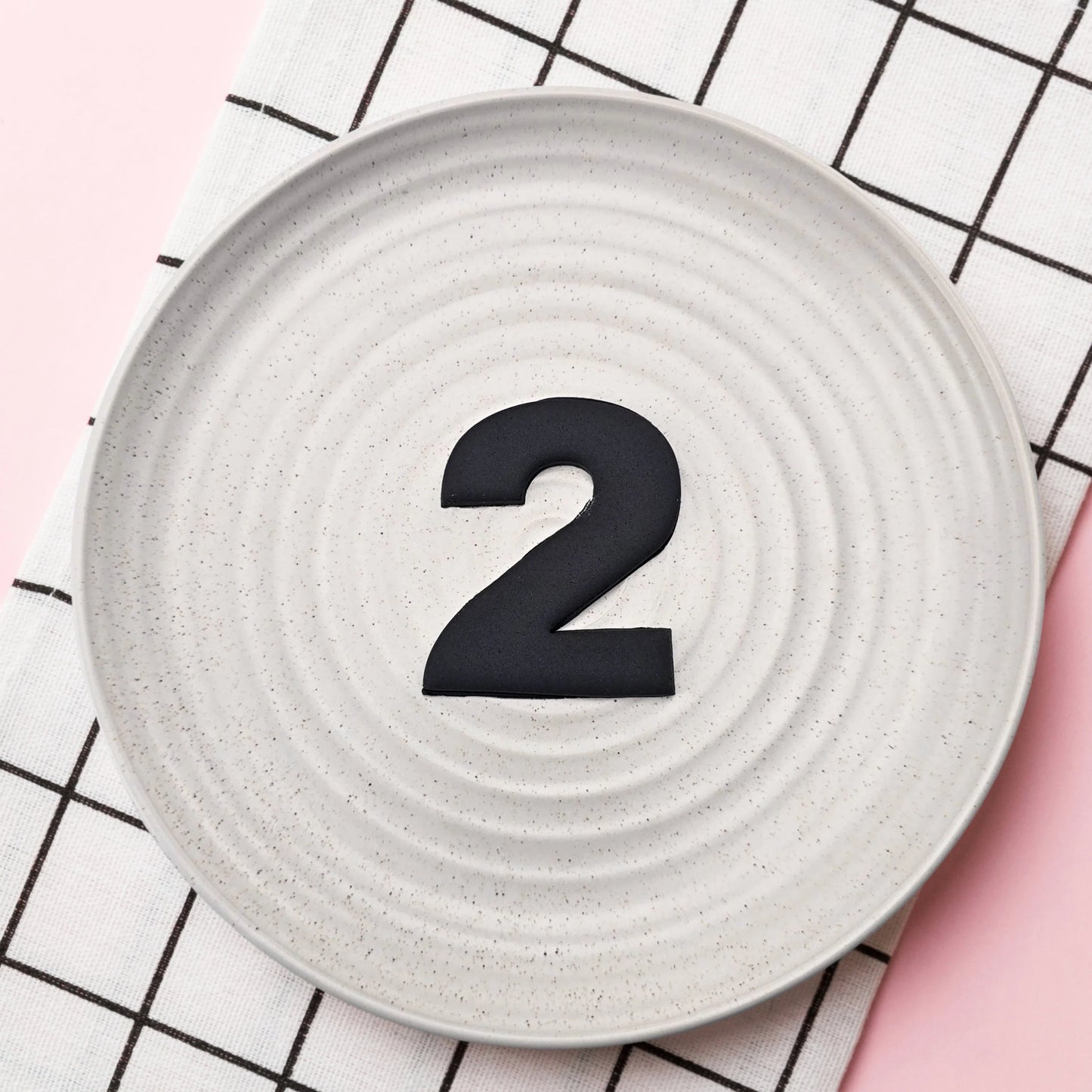 Custom Cookie Cutters - Number Cutters (Wide Version) FULL SET - 4INCH.