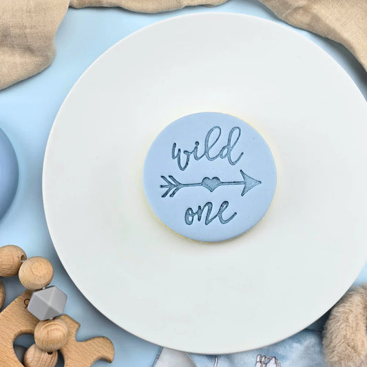 Custom Cookie Cutters Embosser - Wild One.