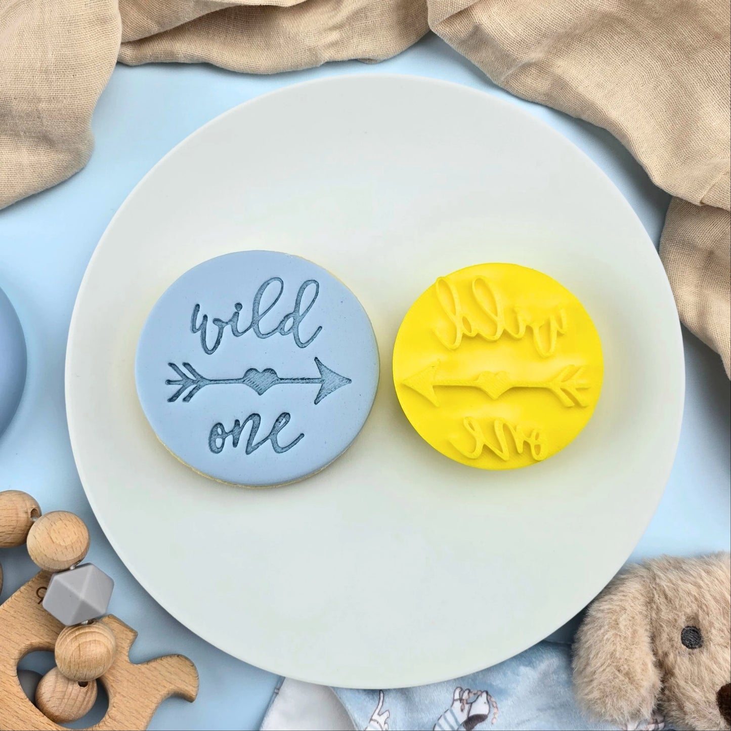 Custom Cookie Cutters Embosser - Wild One.