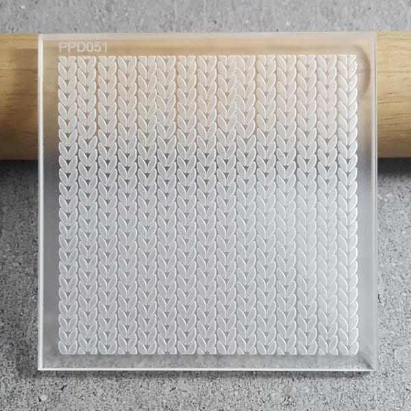 Custom Cookie Cutters - Wool Pattern Plate.