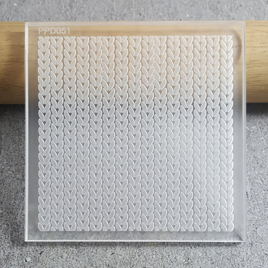 Custom Cookie Cutters - Wool Pattern Plate.