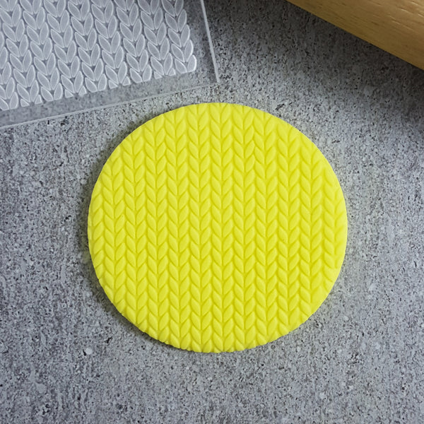 Custom Cookie Cutters - Wool Pattern Plate.