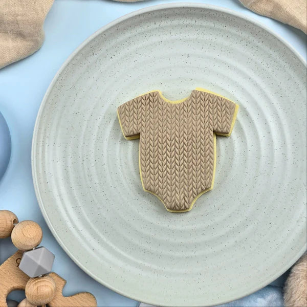 Custom Cookie Cutters - Wool Pattern Plate.