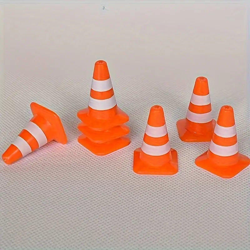 6PC Mini Road Traffic Cone